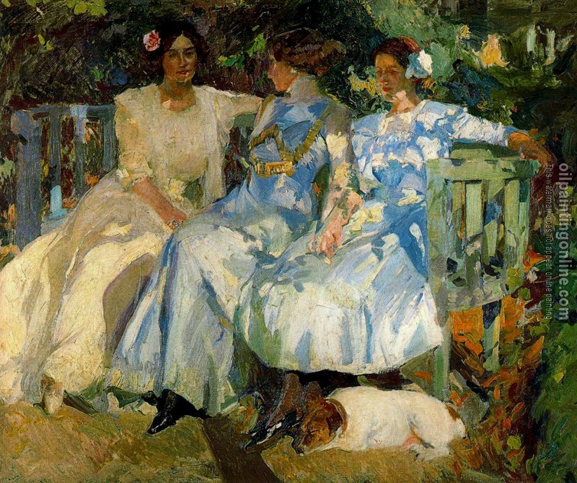 Joaquin Sorolla y Bastida - Minha mulher e minhas filhas